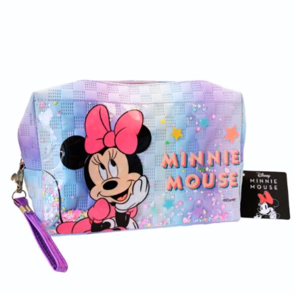 Minnie Mouse Iridescent Cosmetic Bag – Travel Pouch – Cute & Practical – Brand N - Picture 1 of 5